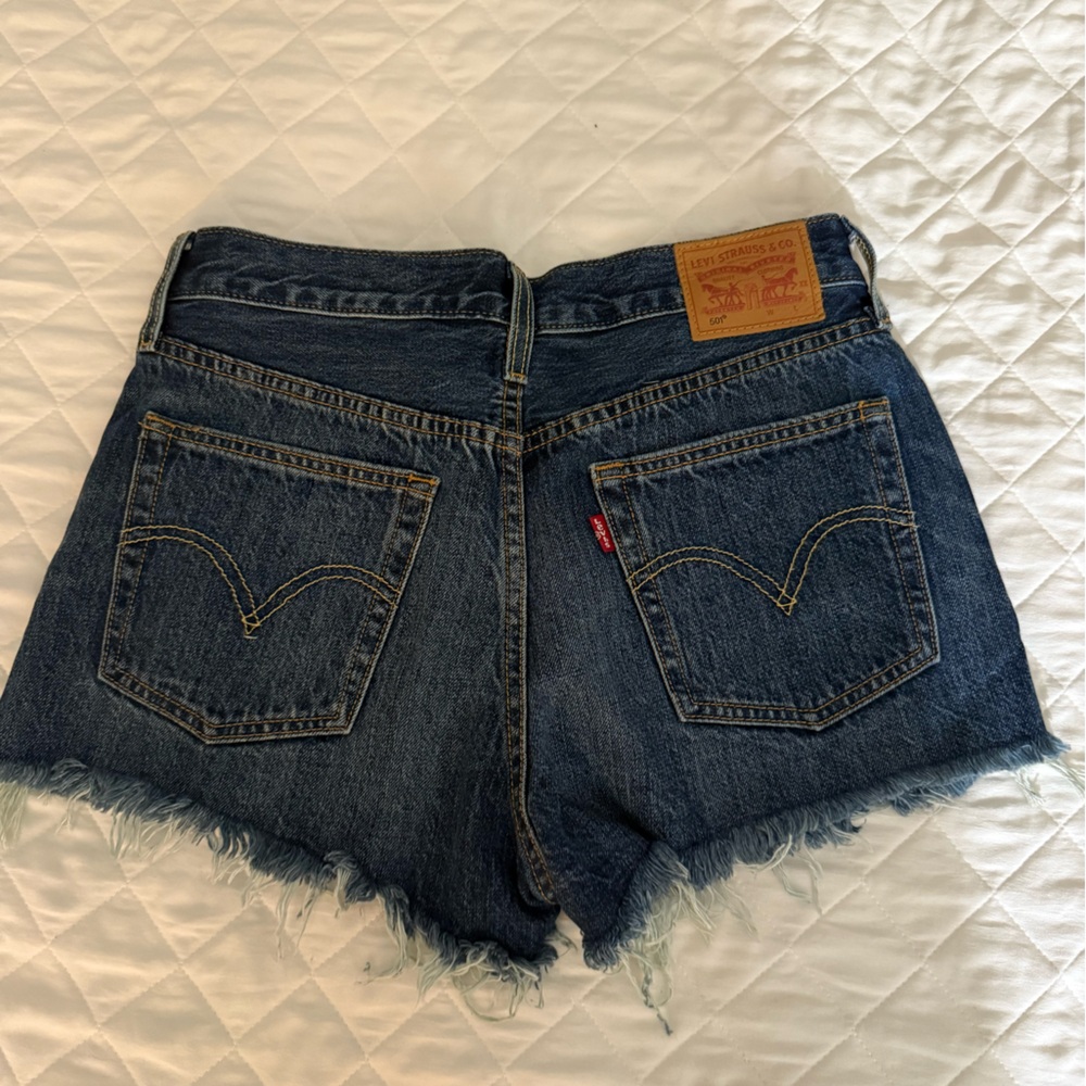 Levi's Classic Blue Denim Shorts